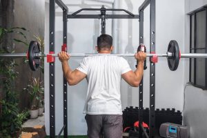 Barbell back squat- Fitness Expo